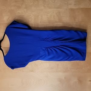 Silence + Noise Open Back Blue Mini Dress